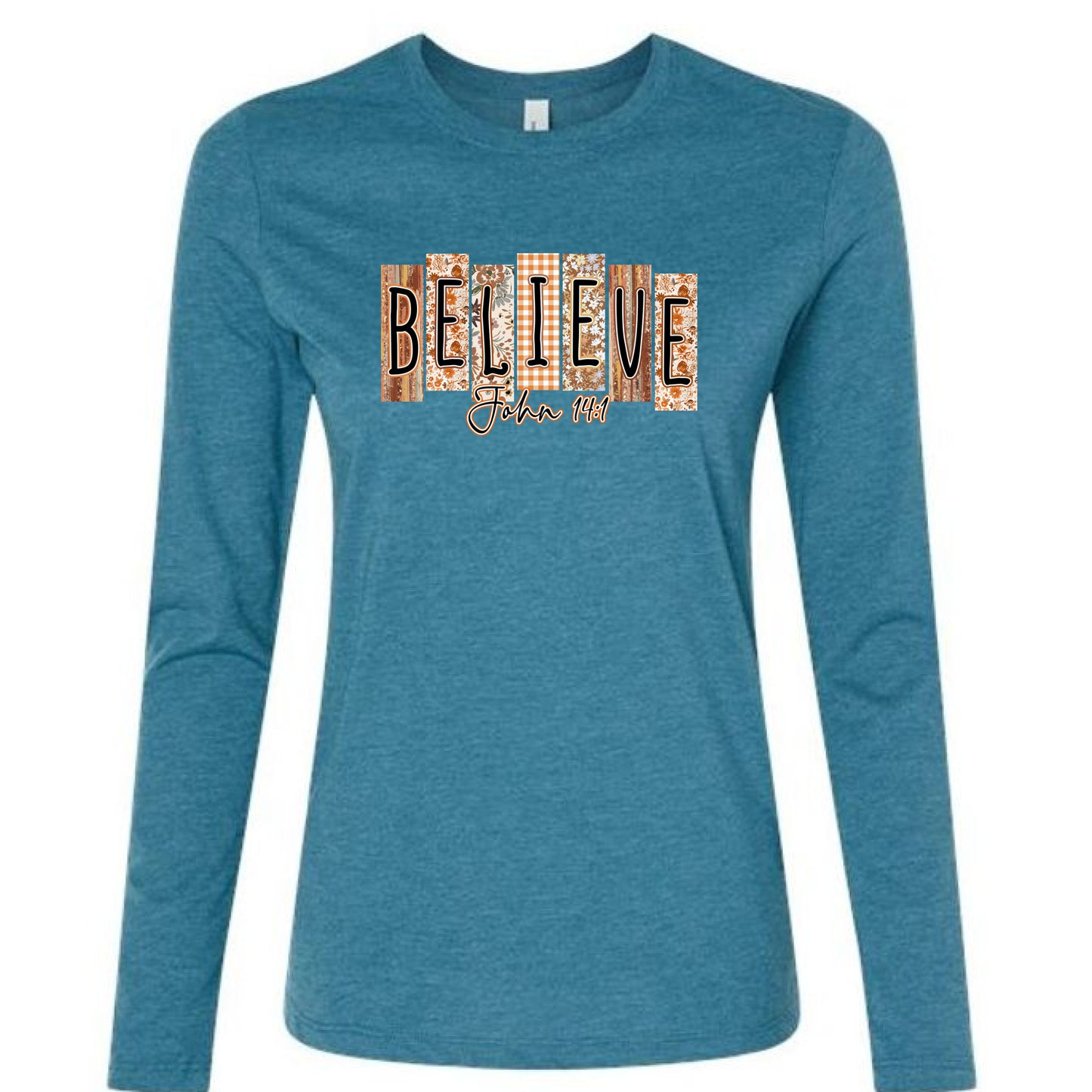 Heather Deep Teal - FRONT