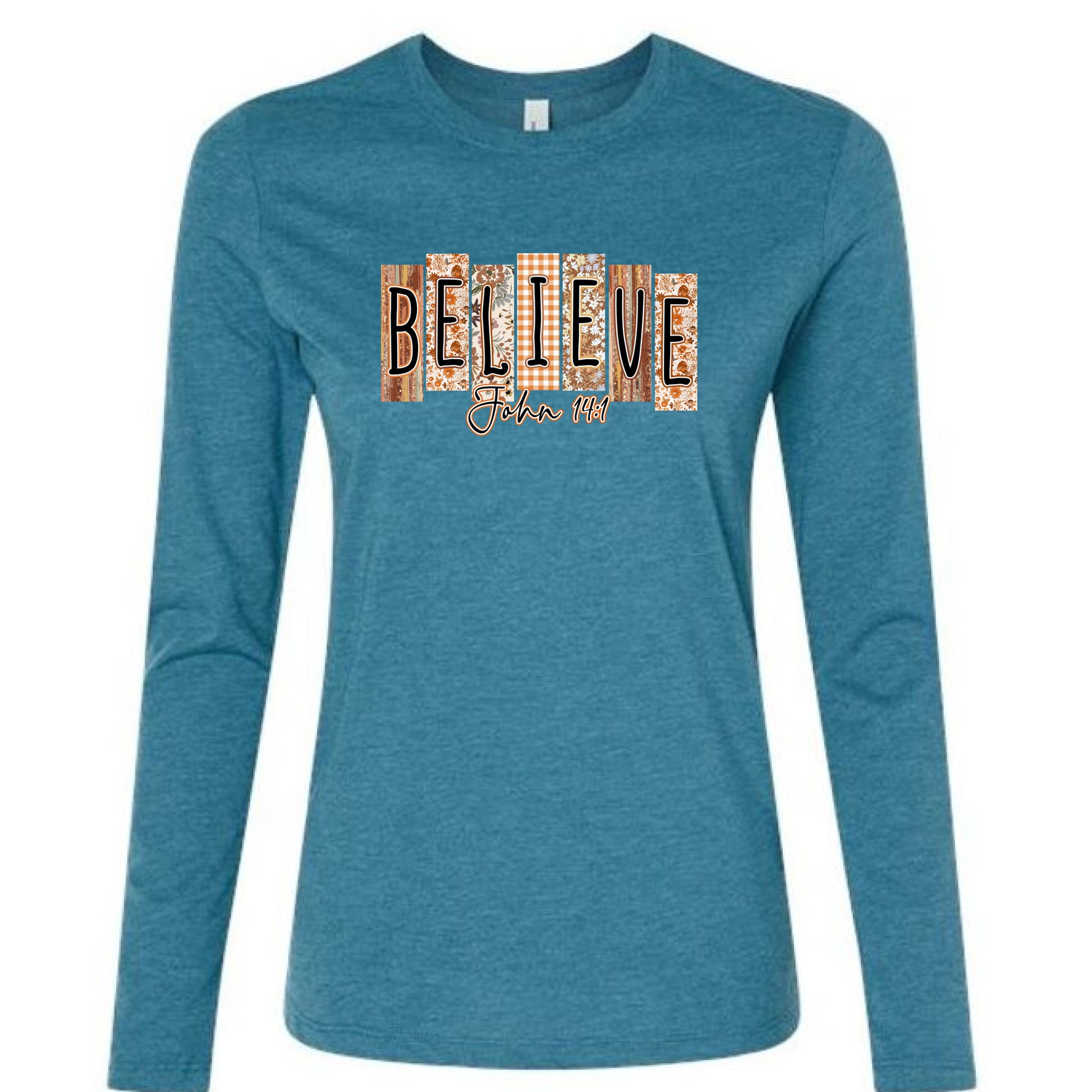 Heather Deep Teal - FRONT