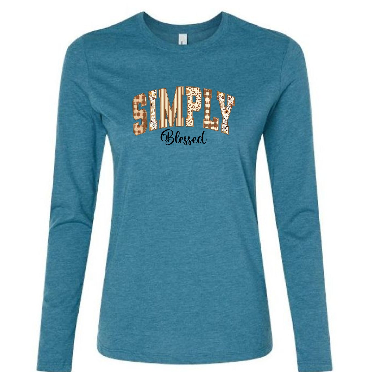 Heather Deep Teal - FRONT