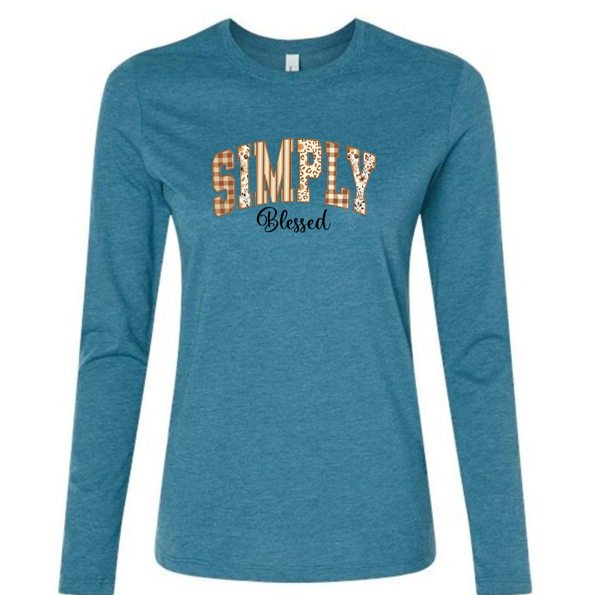 Heather Deep Teal - FRONT