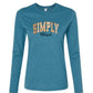 Heather Deep Teal - FRONT